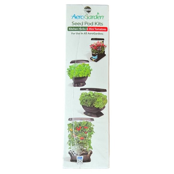 Miracle Gro AeroGarden Soil-Free Indoor Garden Kitchen Herbs & Mini Tomatoes Red - Picture 8 of 12